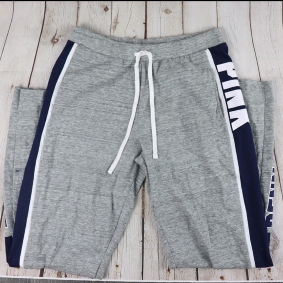 VS PINK Collegiate PENN State Sweatpants gray blue - Picture 4 of 5